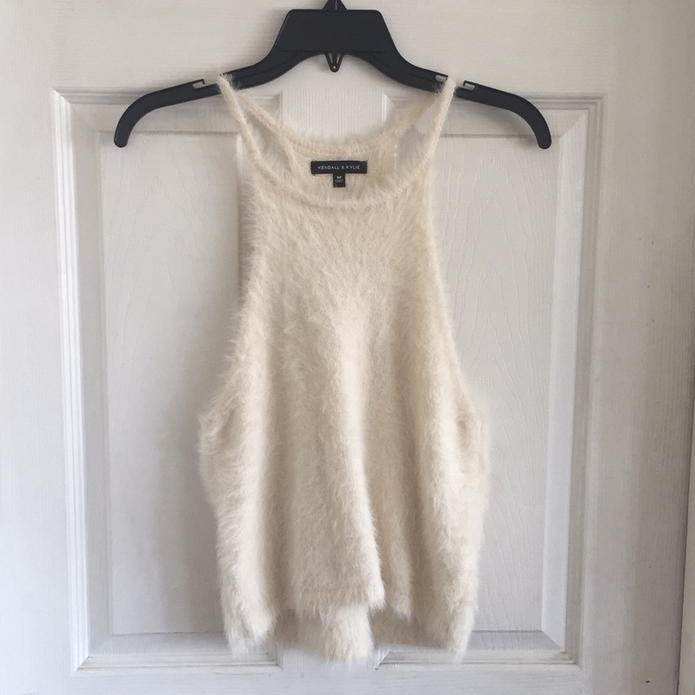 Kendall and Kylie Faux Fur Tank